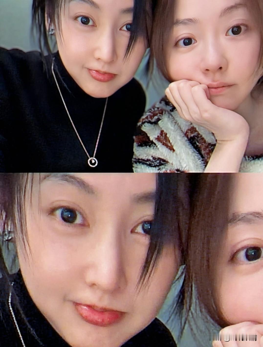 张天爱获张靓颖接机、做饭、包场！
2月25日，张天爱分享了一组和好朋友张靓颖的日