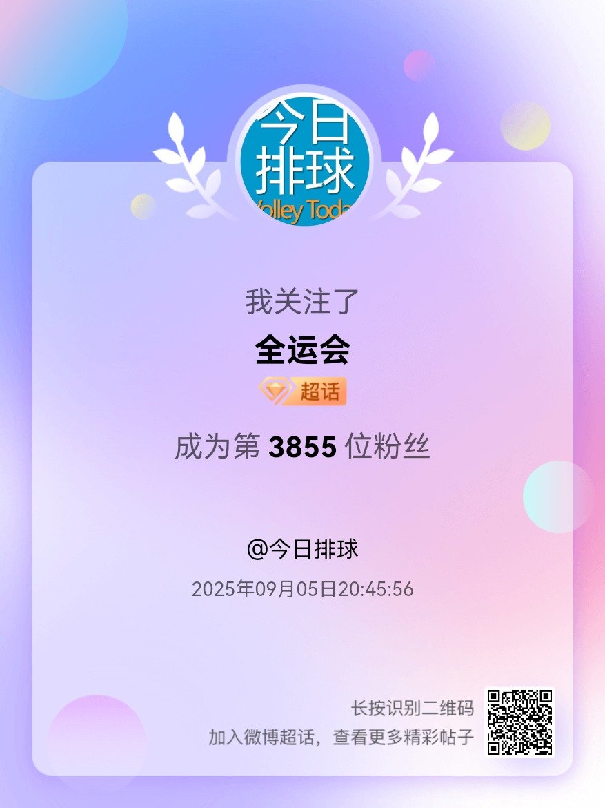 全运会[超话]我来咯~新人报道，首发帖在线求互评ing，快来与我互动吧~ 很高兴