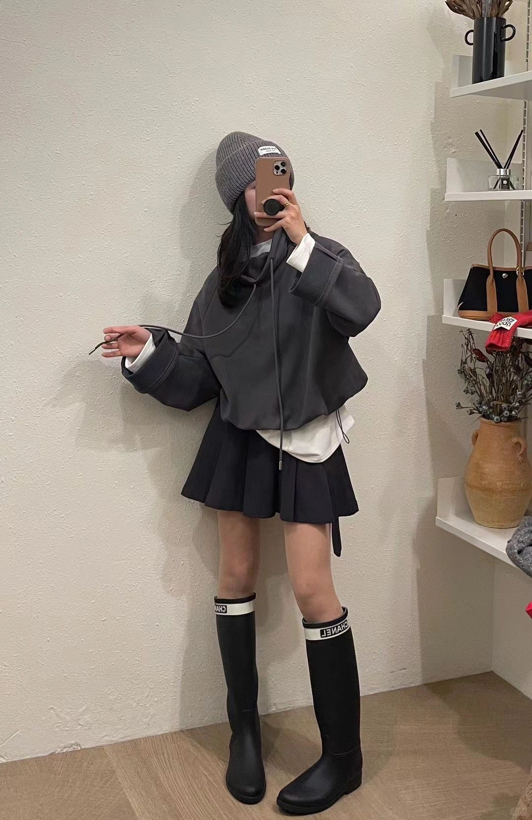 韩系穿搭偶尔也得来一组