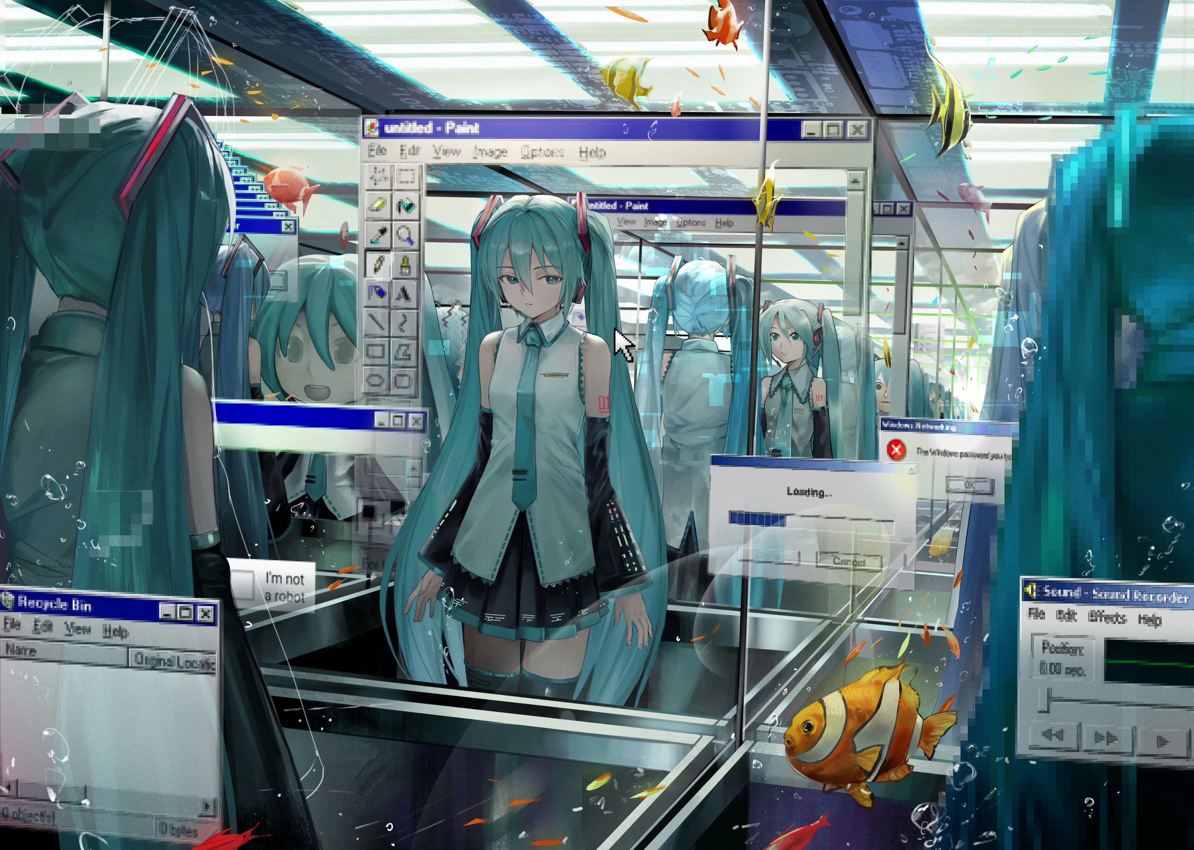 初音未来 这创意无敌了（画师yunkkkker） 