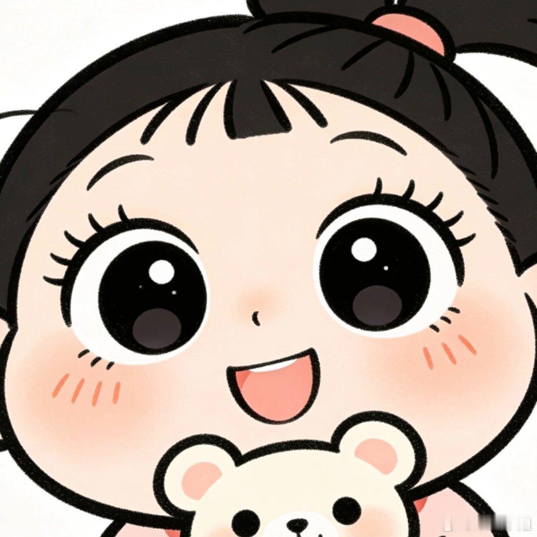 可爱卡通头像。 ​​​