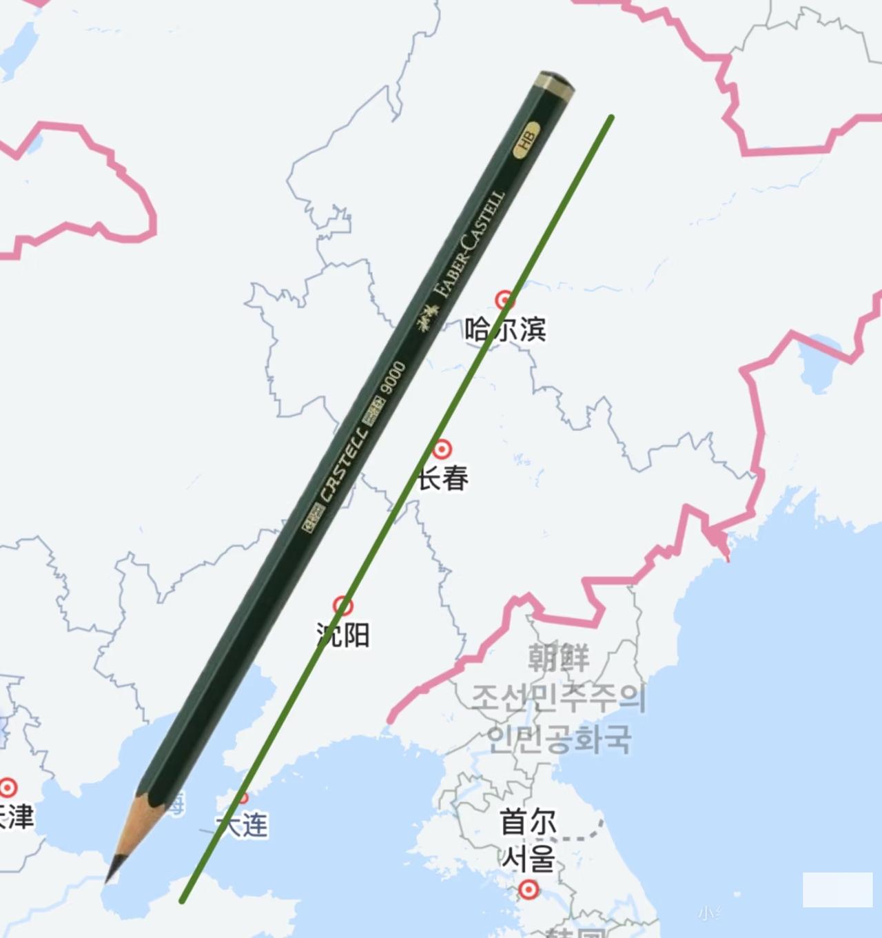 一个有趣的事情：四个城市在一条线上[送心][送心]

东北人在地理学上被称为刘老