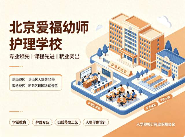 初中毕业进京学技术！北京爱福幼师护理学校初中生专属成才方案