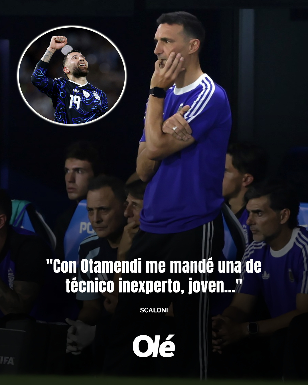 斯卡洛尼自嘲那天自己像“年轻且缺乏经验的教练” “关于奥塔门迪，我当时犯了一个像