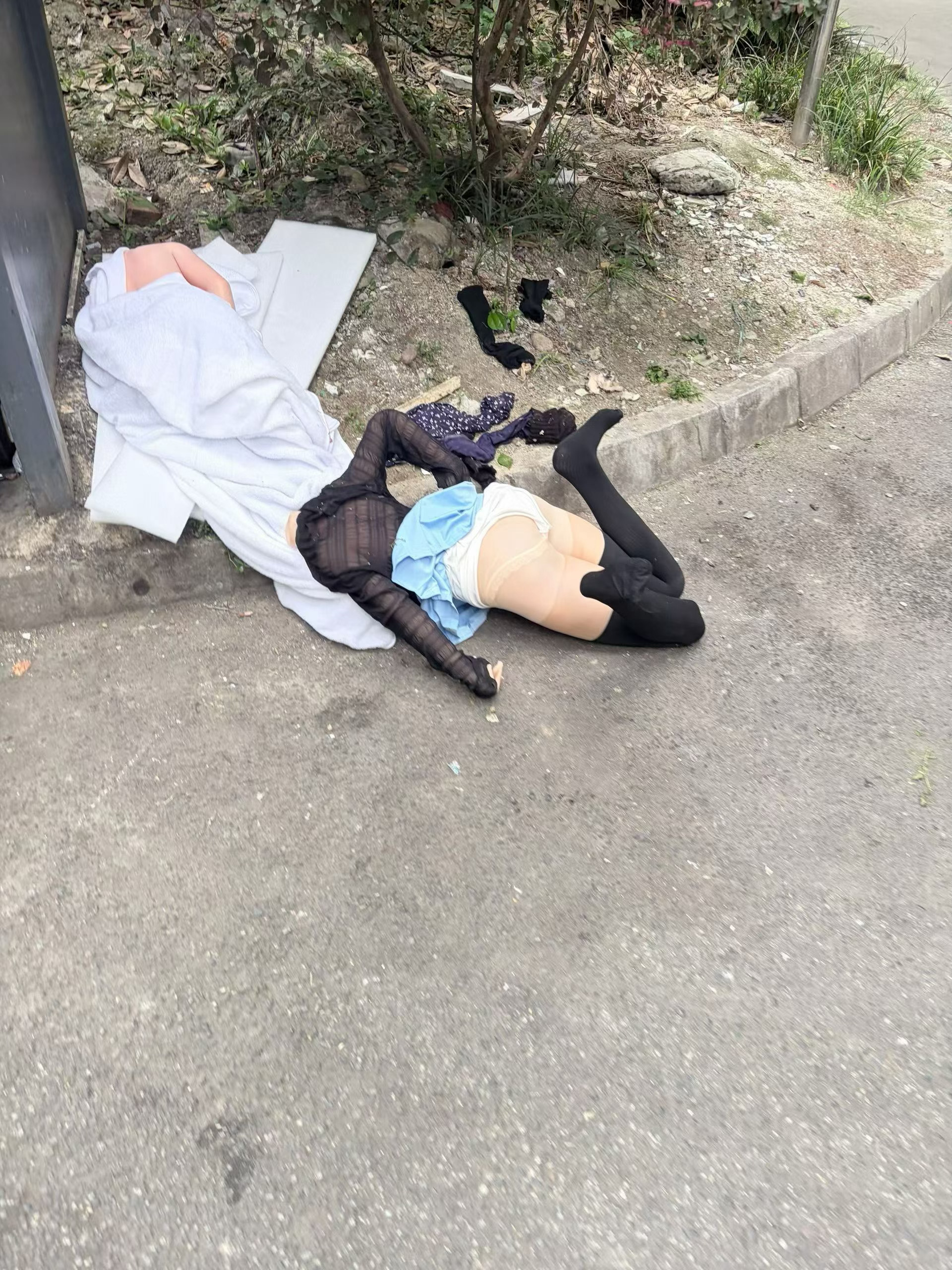 扔垃圾的能不能有点素质 