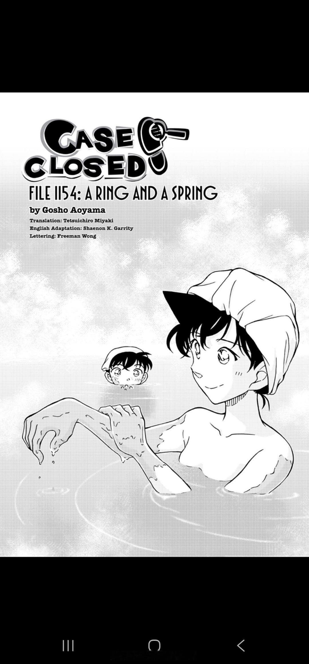 名侦探柯南 柯南漫画1154话 英文版！ 