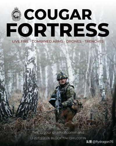⚔️🇨🇦 加拿大陆军演习：“美洲狮堡垒 2026”

加拿大陆军代号为“美洲
