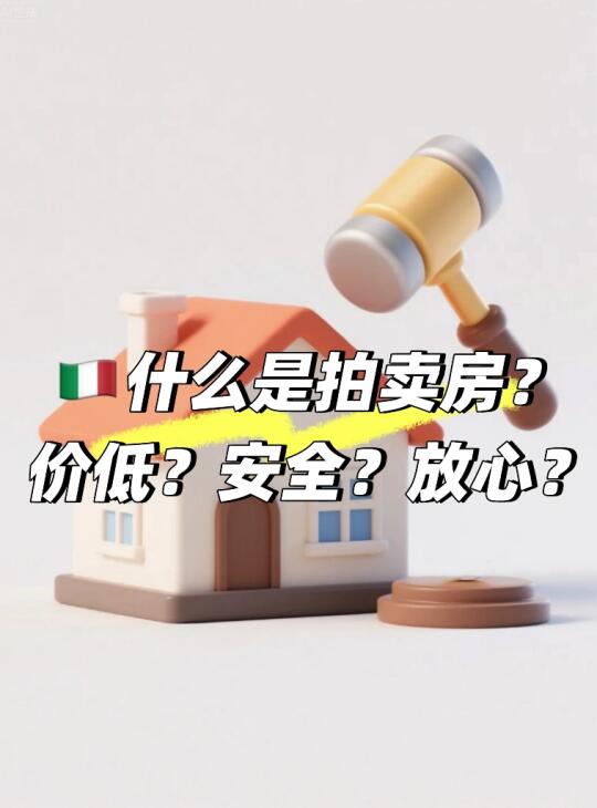 💡 意大利拍卖房全解析！买房省钱秘籍！