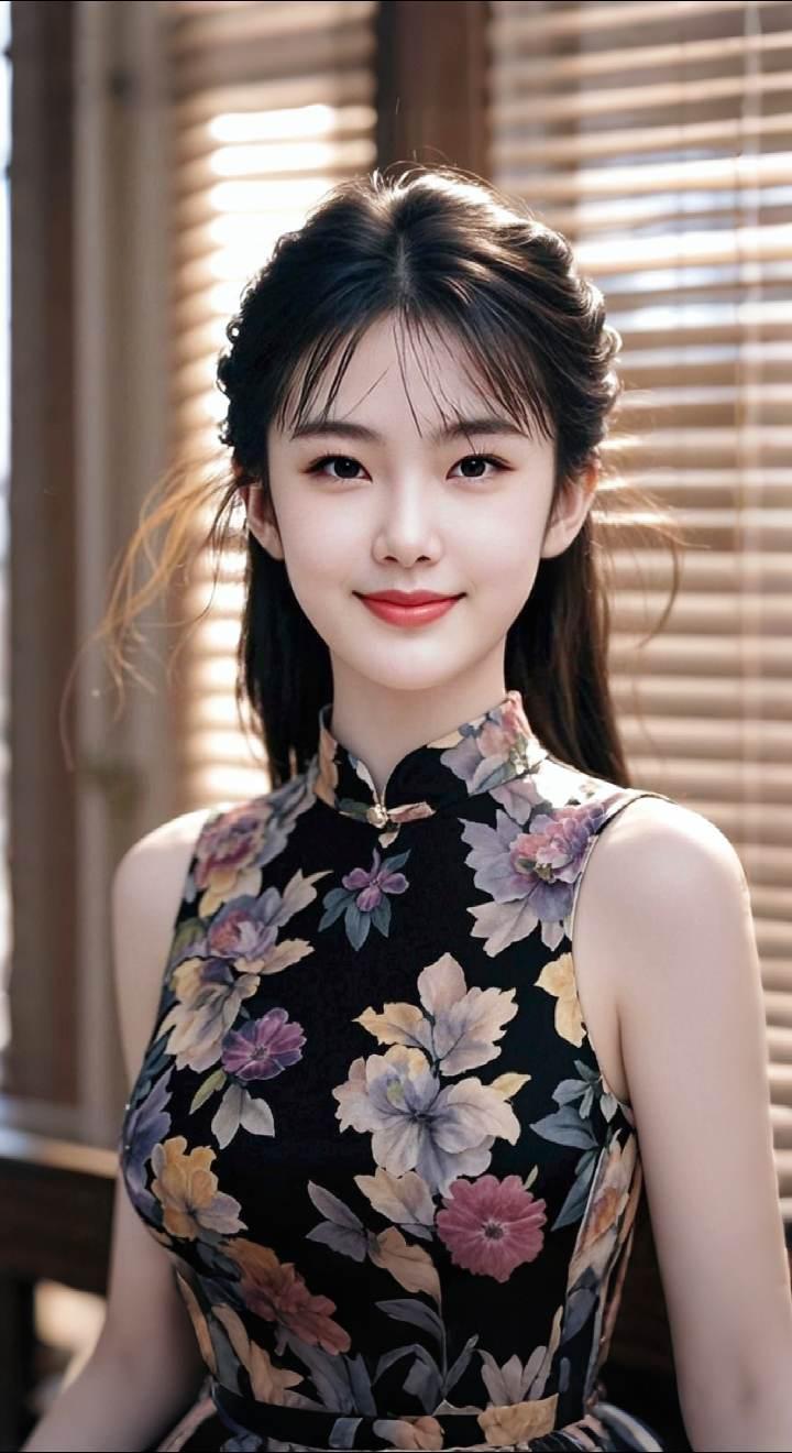 AI扩图 AI华服佳人