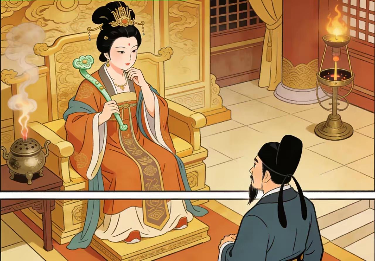 武则天晚年的宫廷权谋，向来充满了阴谋与算计，但在这个瞬间，却多了一份令人深思的温