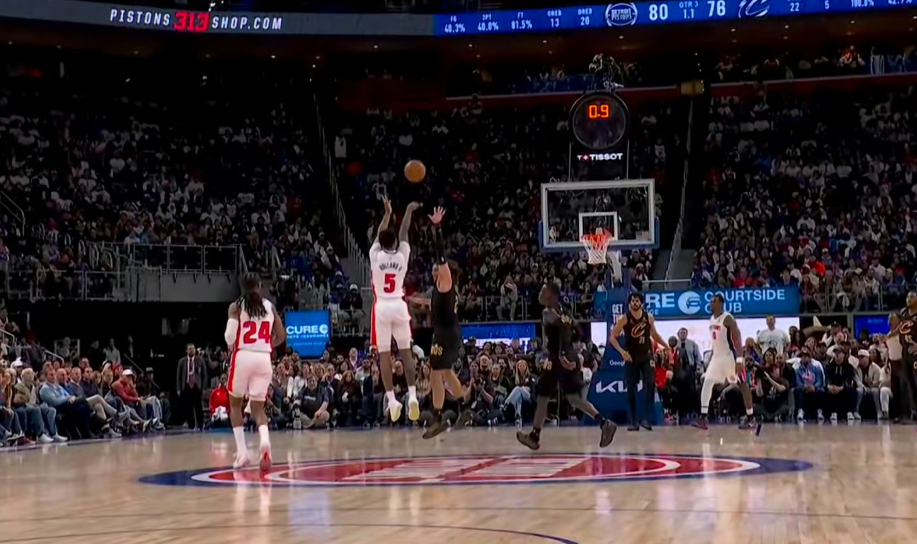 霍兰超远压哨三分！nba