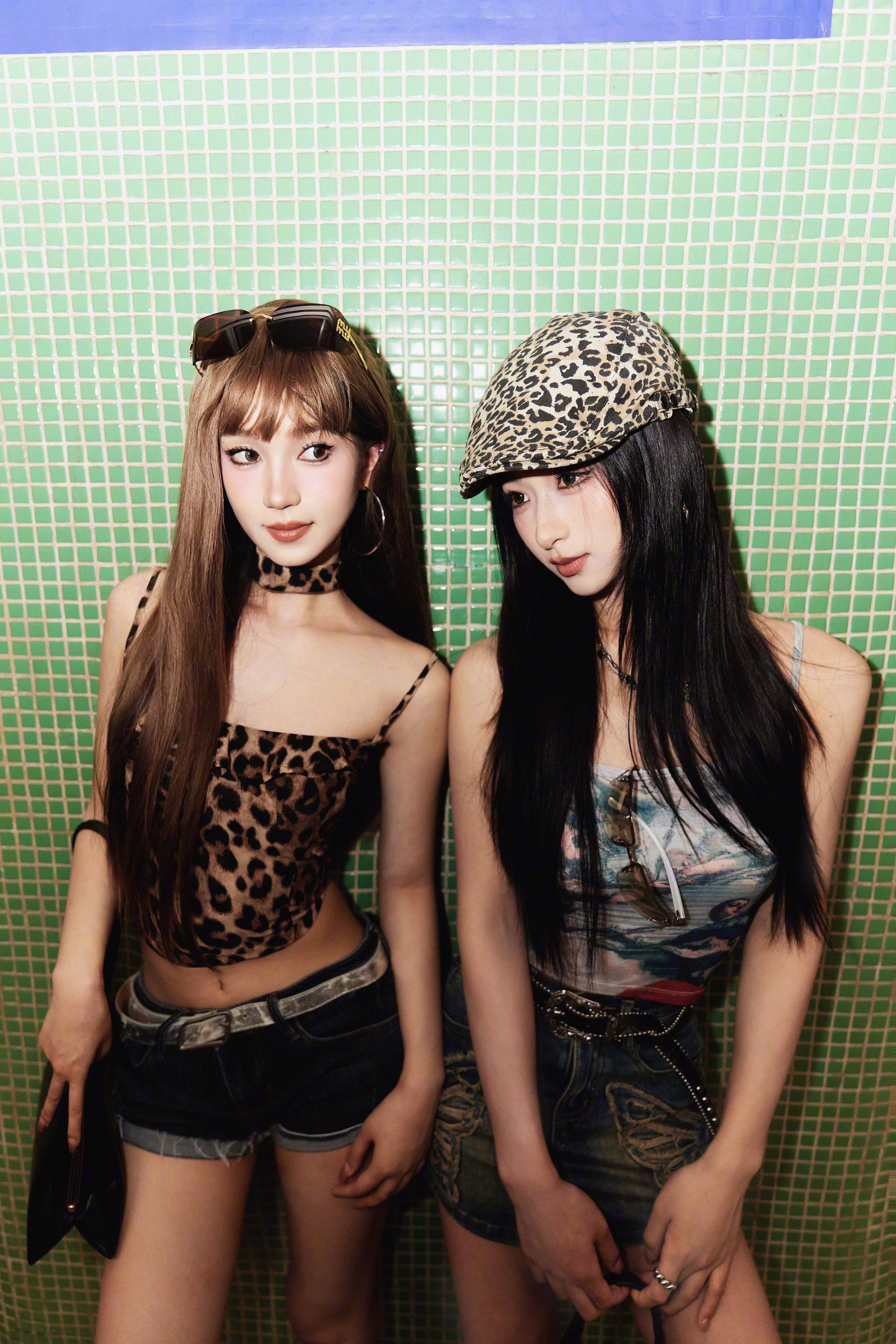 今天太辣！！🍝💿🎙️💡🚏🚦⛱️#涩谷辣妹##ootd##夏天# ​​