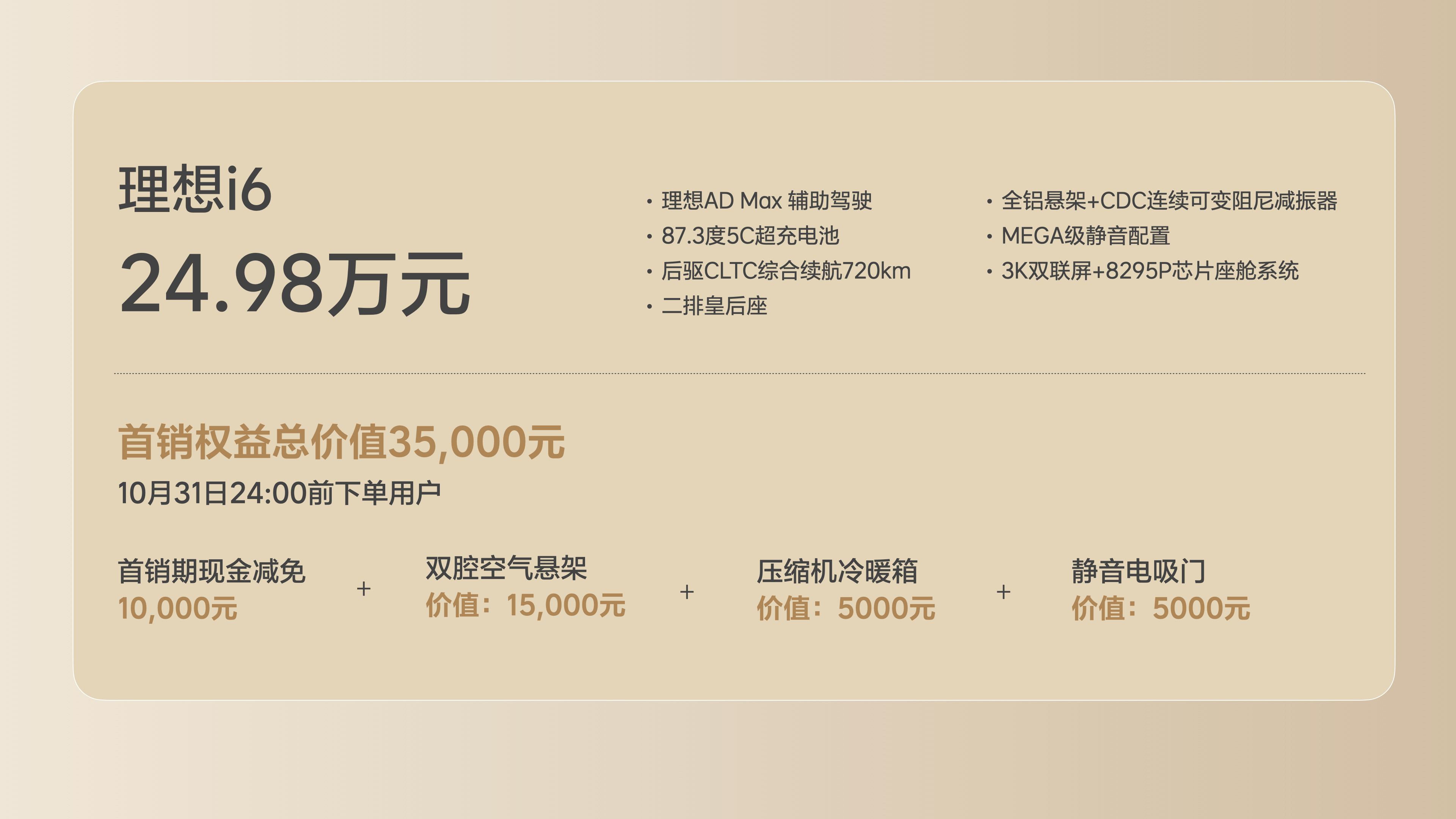 理想i6！售价24.98万元！理想i6上市大v聊车 ​​​