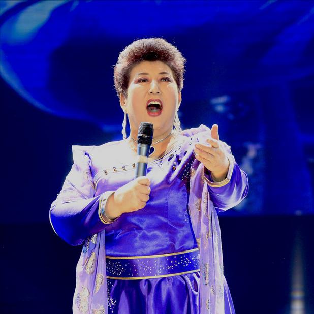 歌唱家，德德玛，演出的时候，演唱美丽的草原我的家，刚刚唱了四句，就感觉不对劲，声