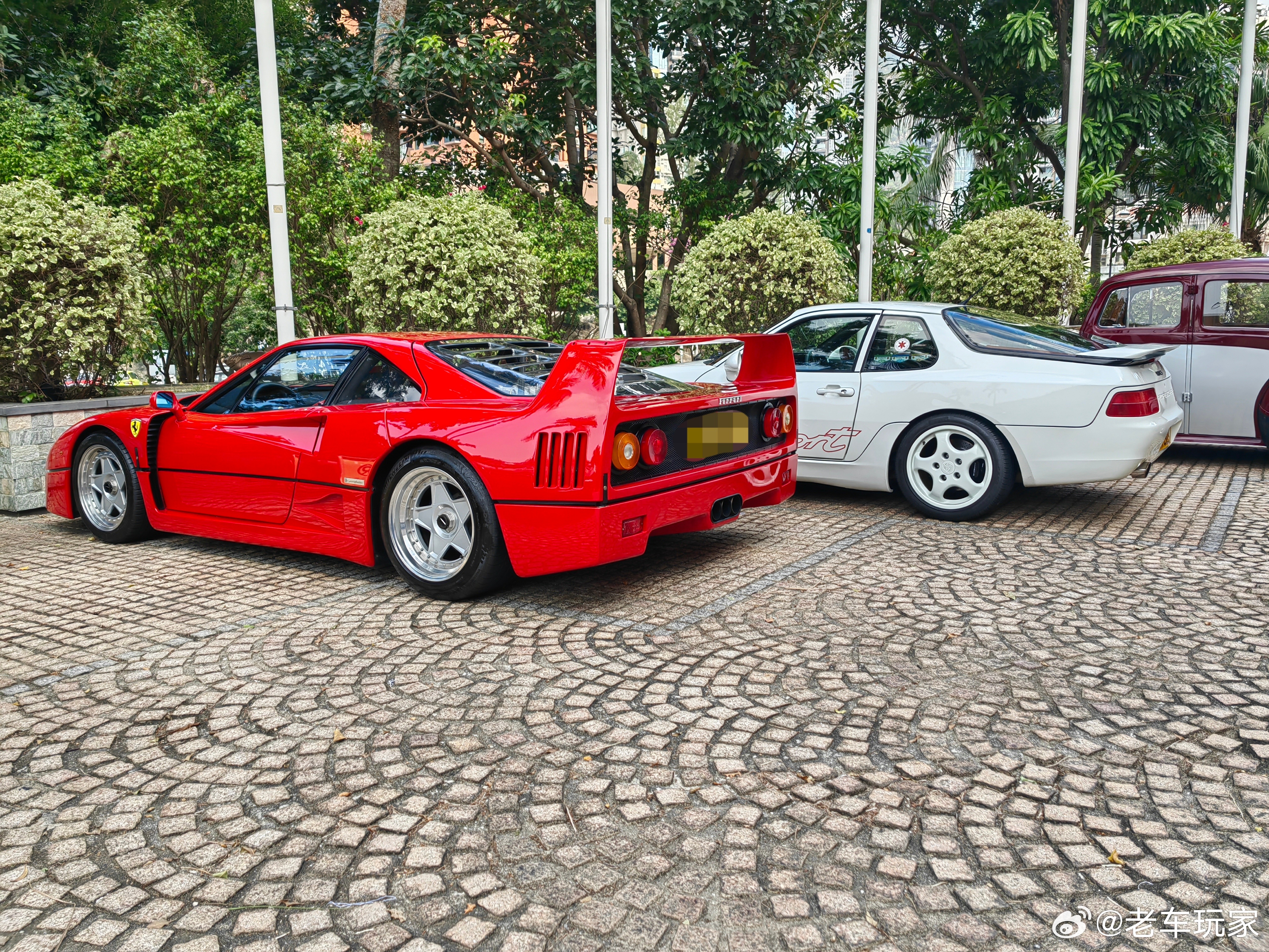 今天早上在香港的早餐会，F40  真是永远的经典[打call][打call][打