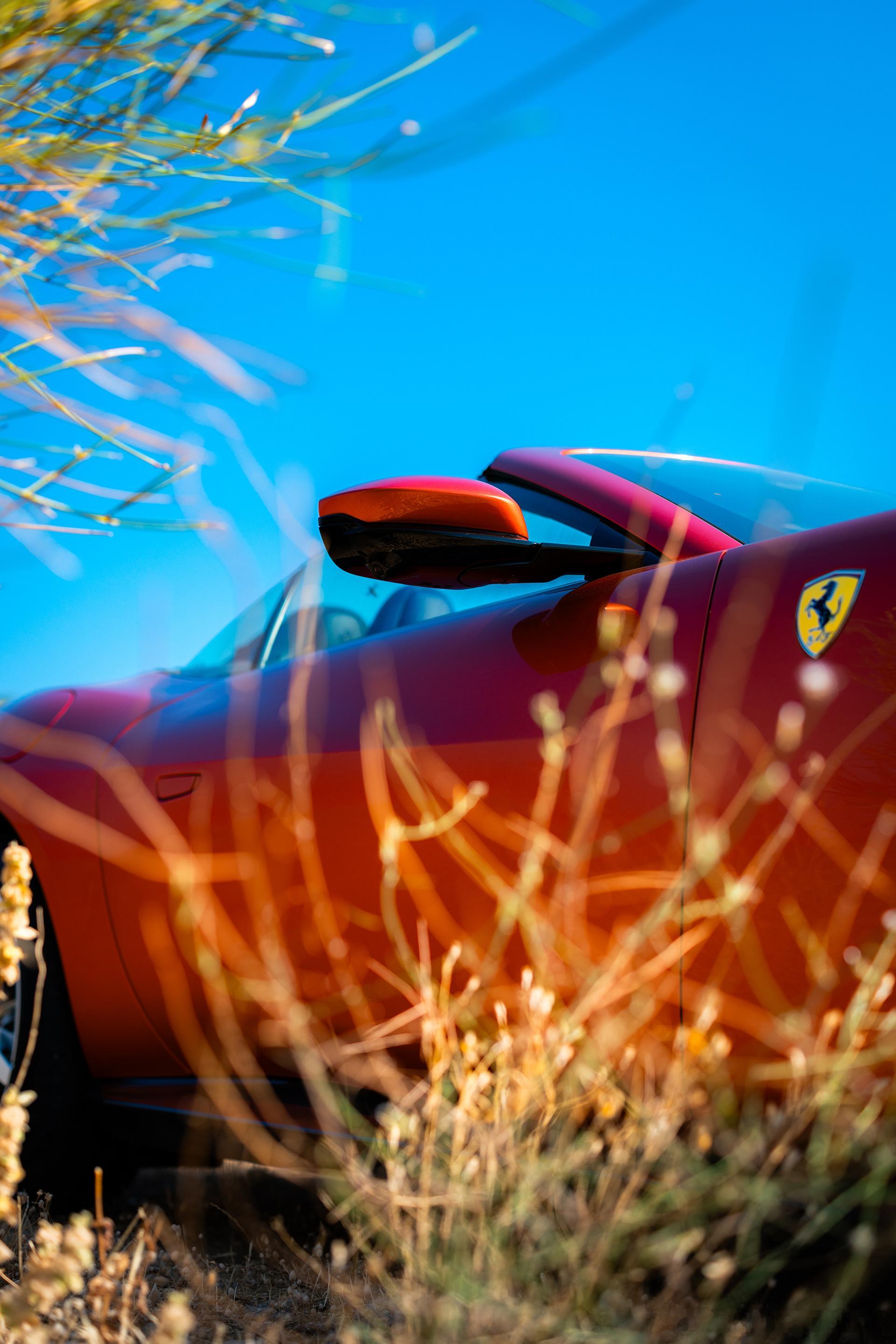 Ferrari Amalfi Spider 试驾的为Rosso Tramonto