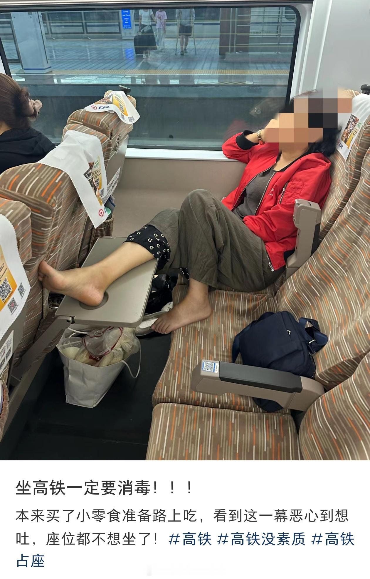 #建议大家坐高铁不要趴小桌板#高铁上的小桌板你永远不知道它经历了什么#暑假冲浪计