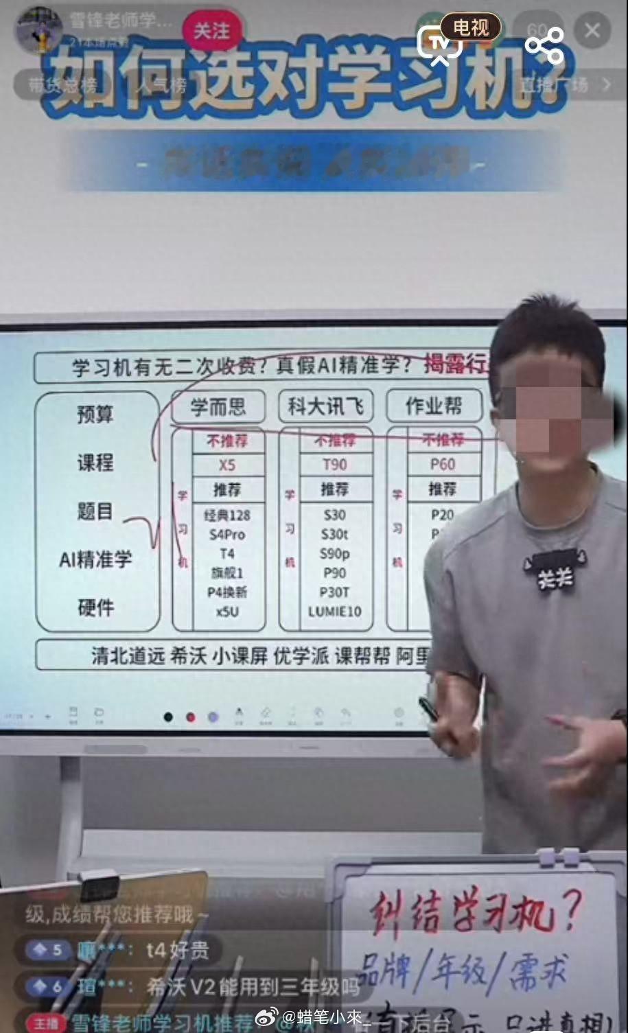 曝测评新规发布后主播仍违规测售 新规挡不住套路？洗地机测评直播间里，主播力荐款到