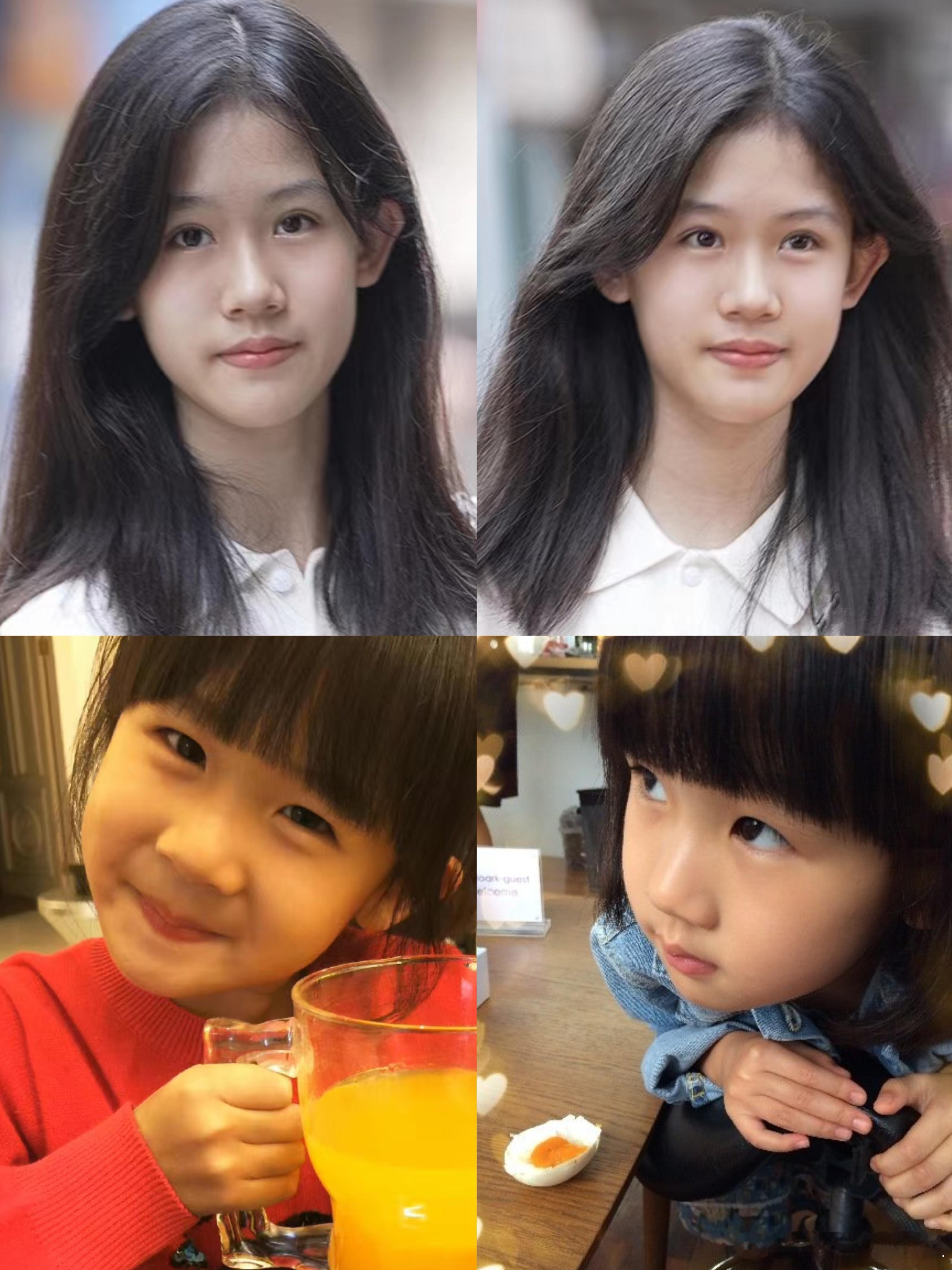 #贝儿双眼皮##陆毅女儿双眼皮# 贝儿这是割双眼皮了嘛，原来的内双变成了自然开扇