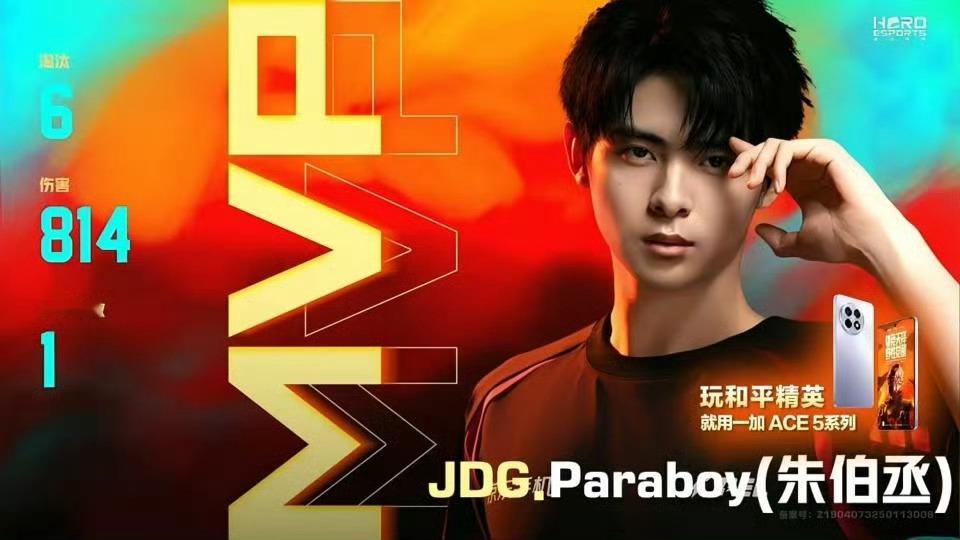 Paraboy新赛季首个MVP  就这个Paraboy强！恭喜拿下新赛季首个MV