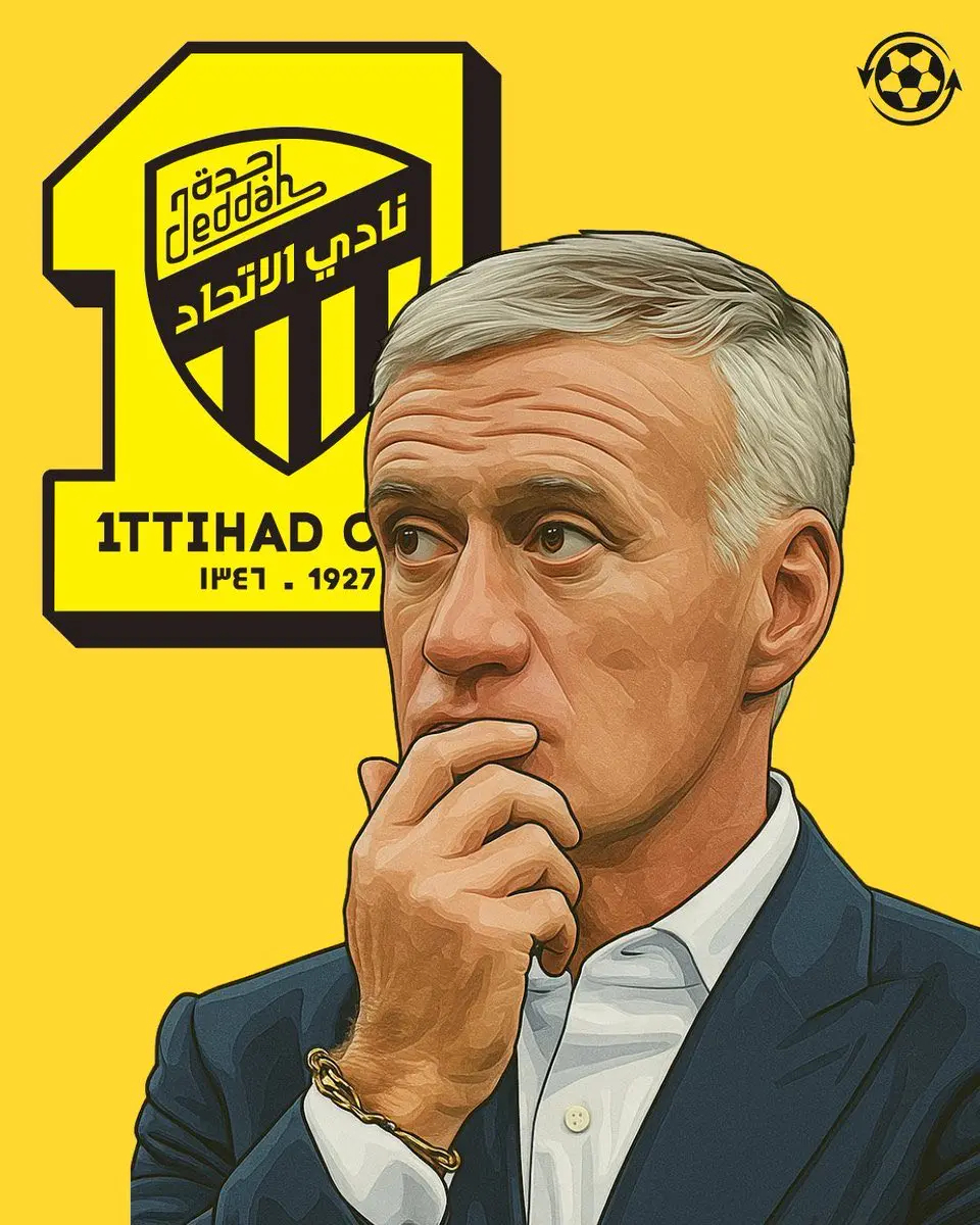 突发：伊蒂哈德俱乐部正考虑接洽法国国家队主帅迪迪埃·德尚，拟邀请其出任新帅。德尚