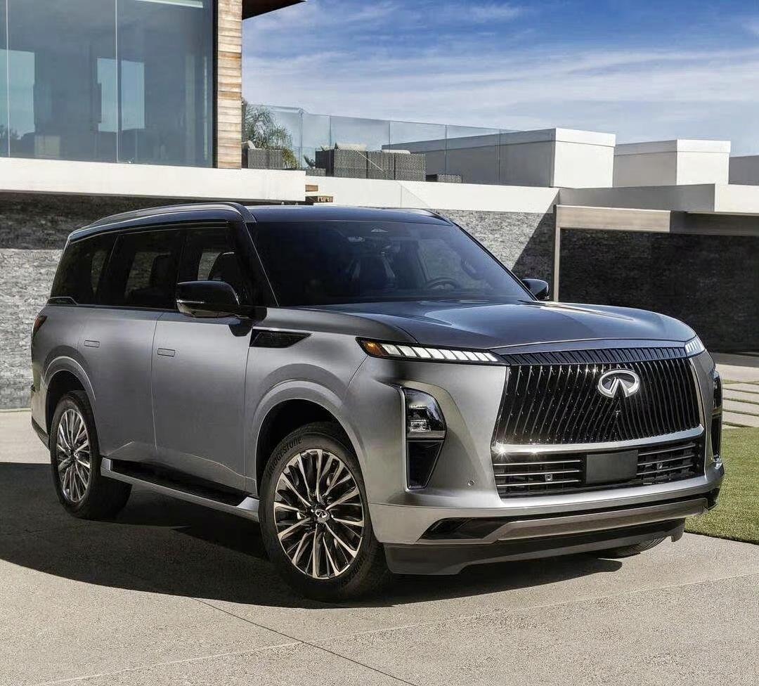 全新英菲尼迪QX80首发亮相，将在纽约车展上展出，今年内上市。
在外观设计上，新