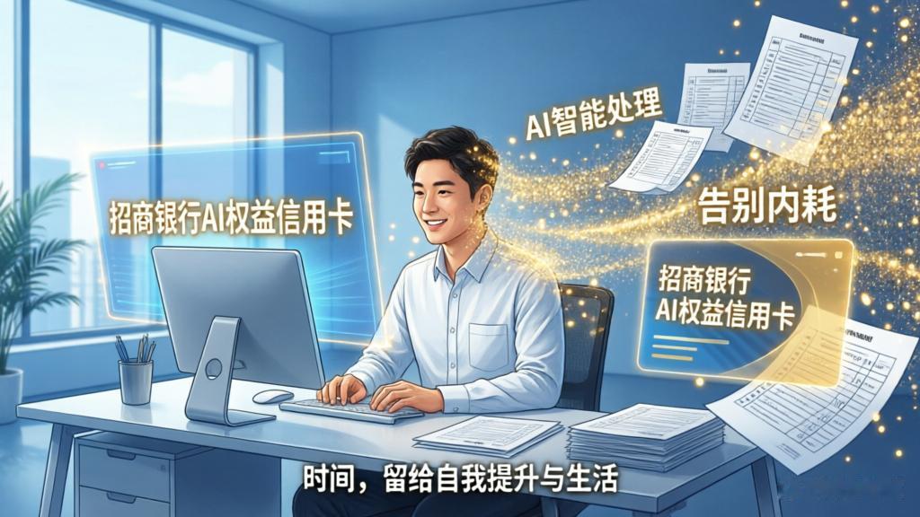 省下4小时重复工作！招行AI信用卡，把机械琐事交给智能
 
世间琐事，
最是消磨