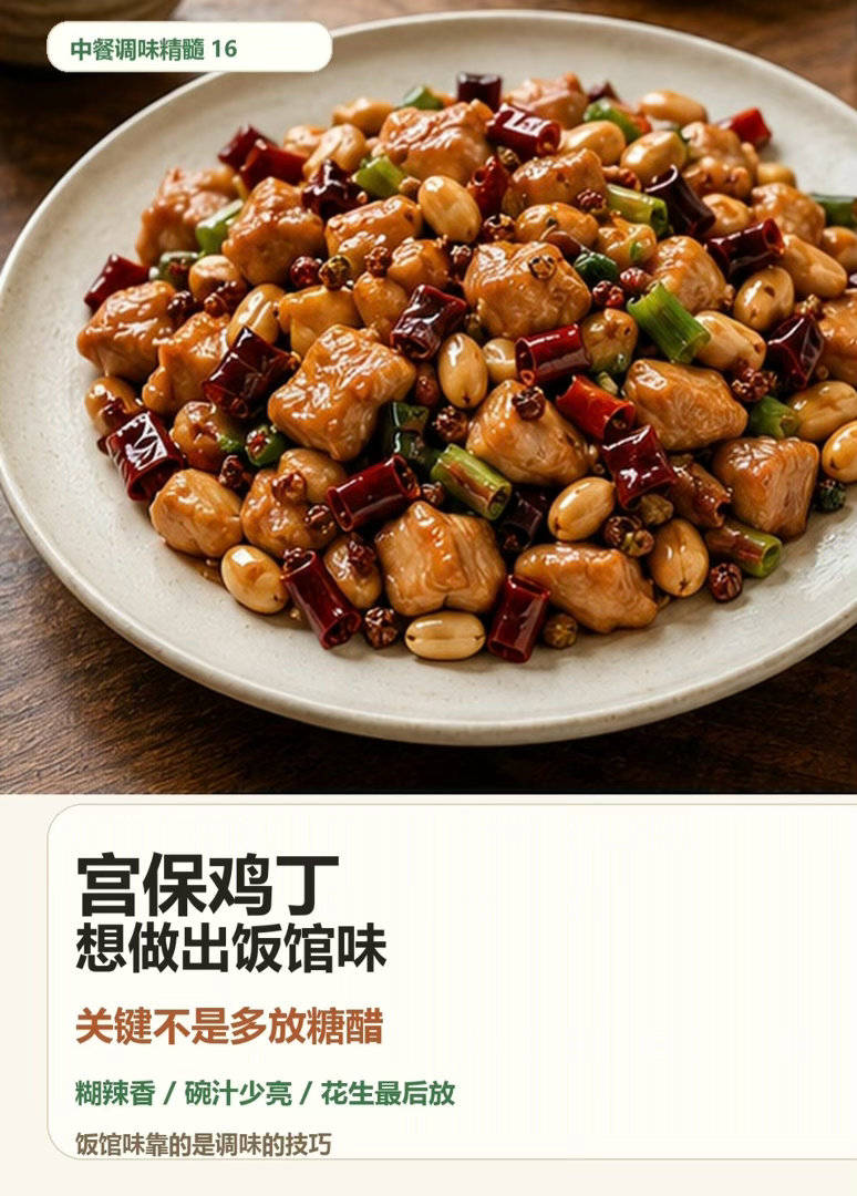 宫保鸡丁传统与创新碰撞川菜大师公开正宗宫保鸡丁秘方 一饭封神我就说看综艺能学到真