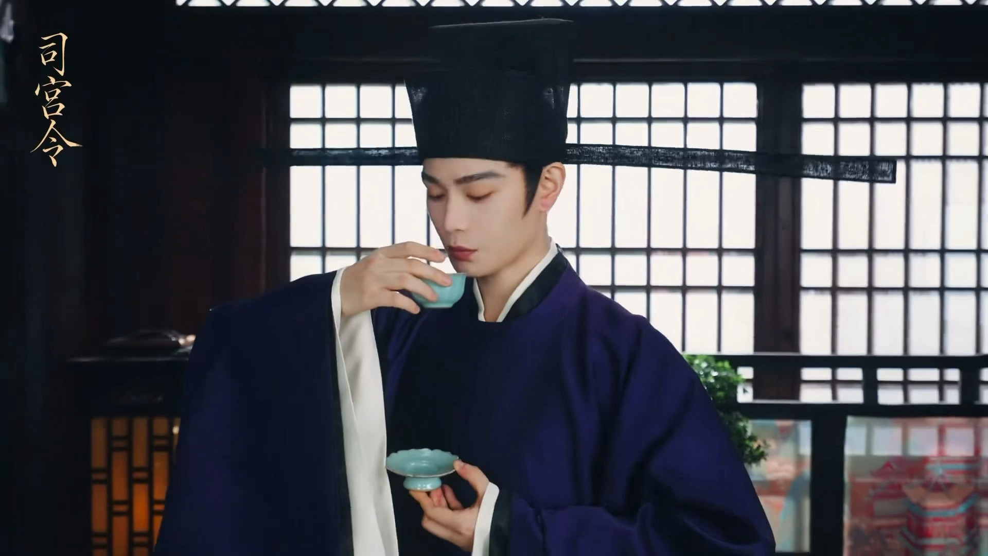 司宫令斯皮尔伯格转场 丁禹兮司宫令就这样突然出现营业视频，喝茶赵皑绝美