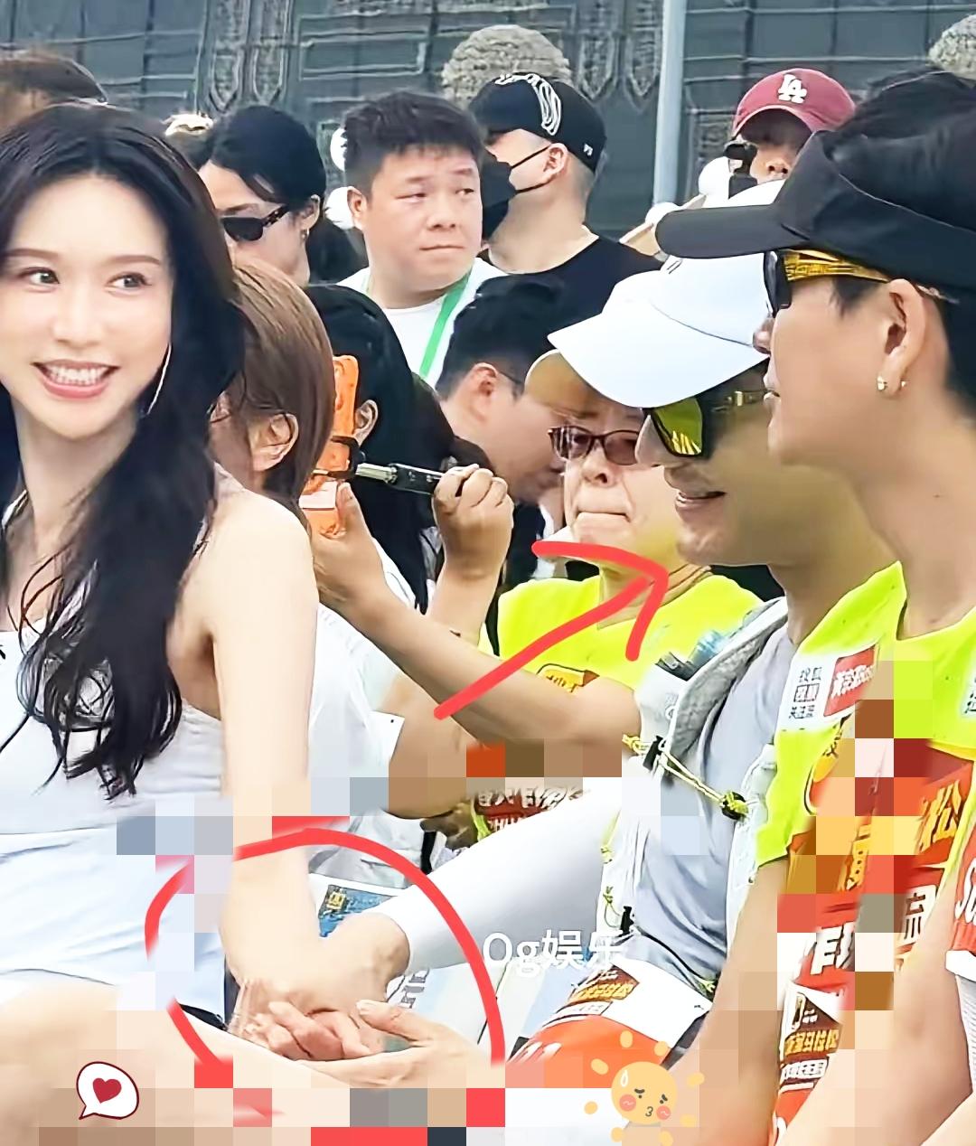 林志玲参加马拉松我忍了，黄晓明参加马拉松我也忍了，真忍不了他俩牵手同框的画面。