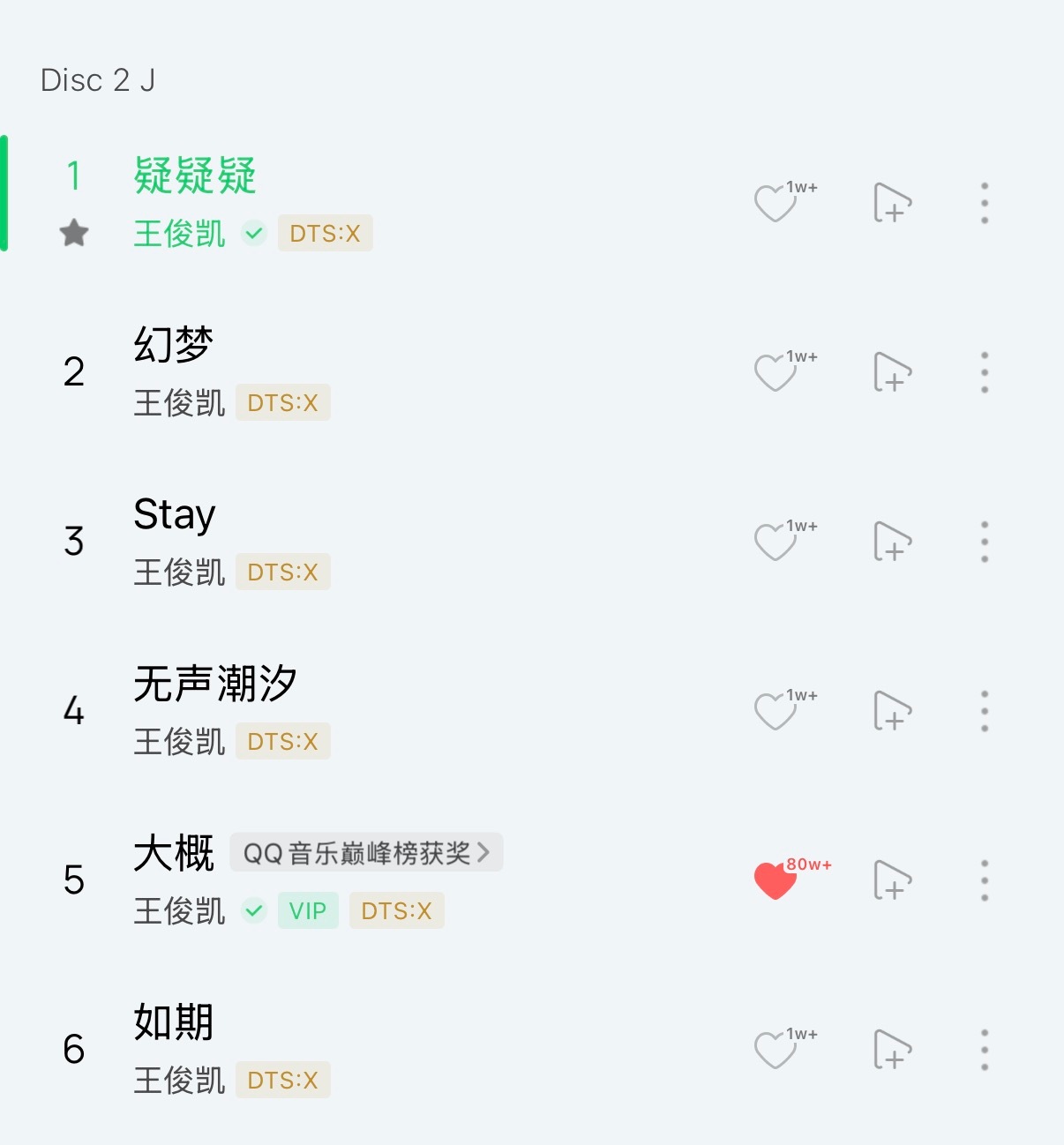 妈呀加上《大概》，《J》篇章竟然有6首歌！！！！！昨天那首竟然叫《疑疑疑》🤣?