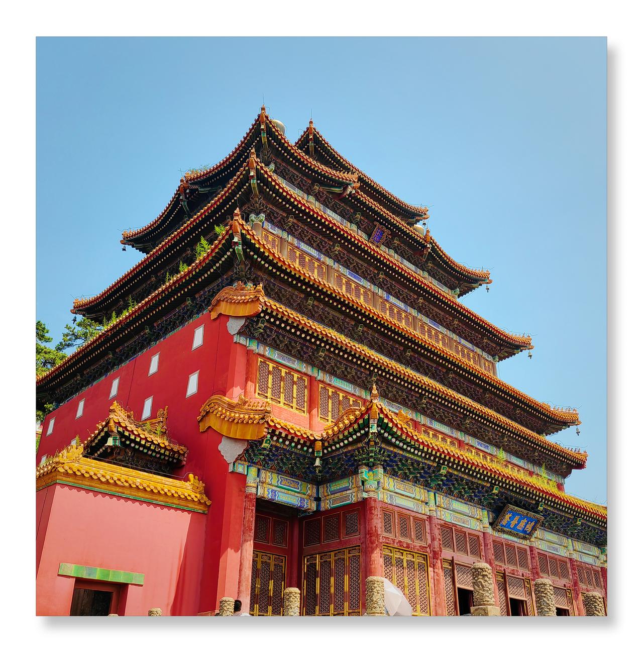 河北承德古寺外貌