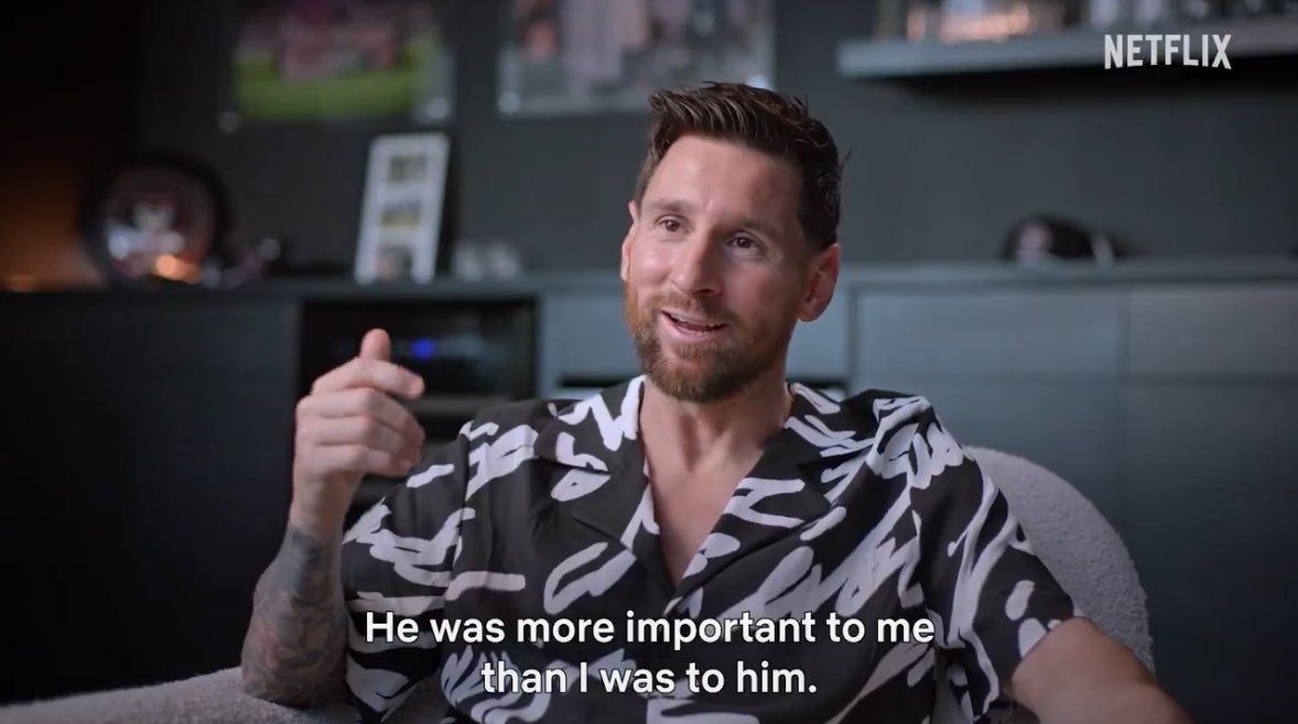 He was more important to me than I was t