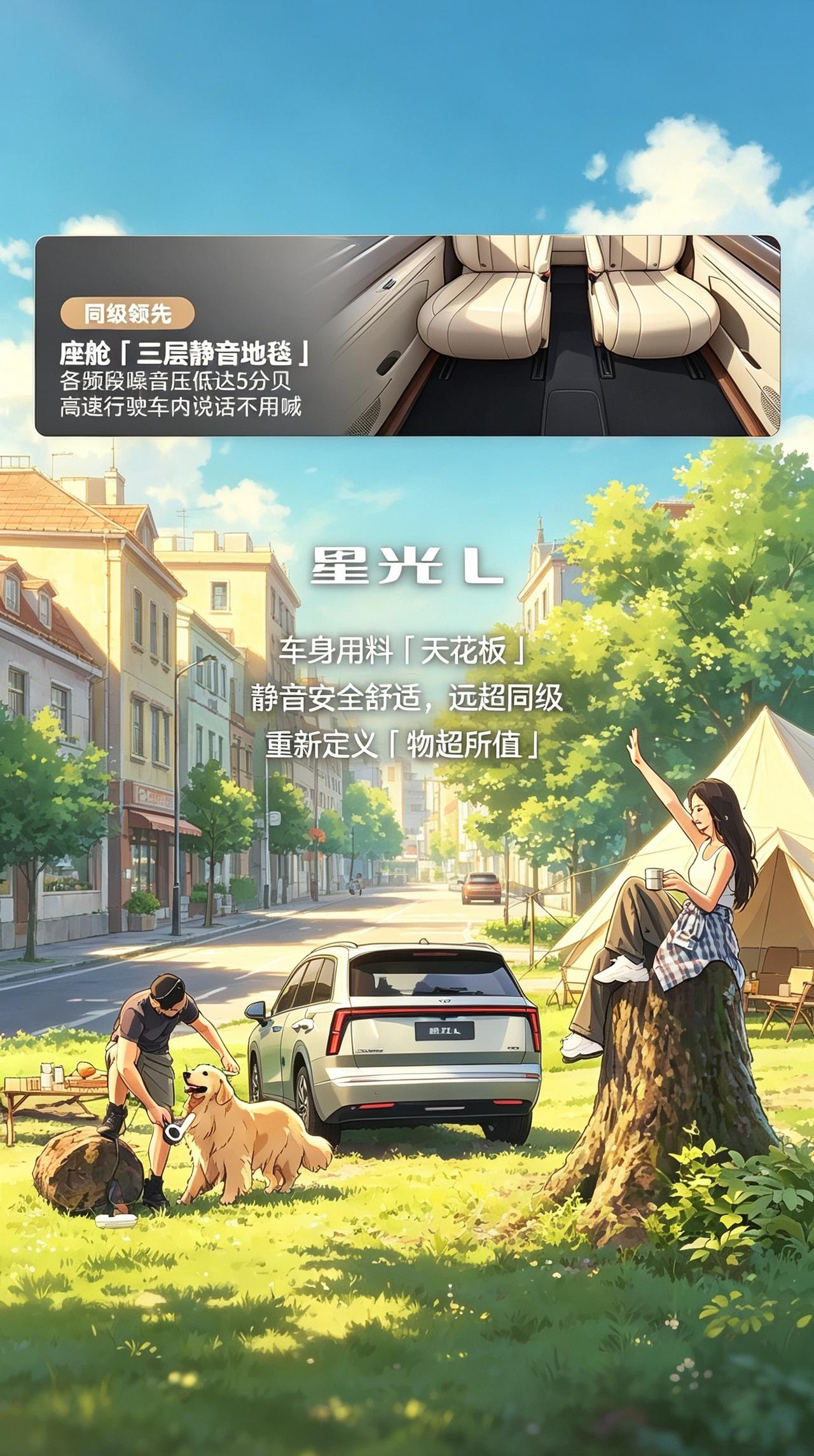 星光L用料TOP3：

1.  九横五纵六环笼式车身，关键部位搭载1500MPa