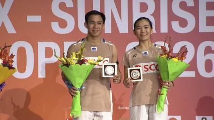 【德苏组合🇹🇭夺冠之路🏆】1/16赛：17-21、21-16、22-20 