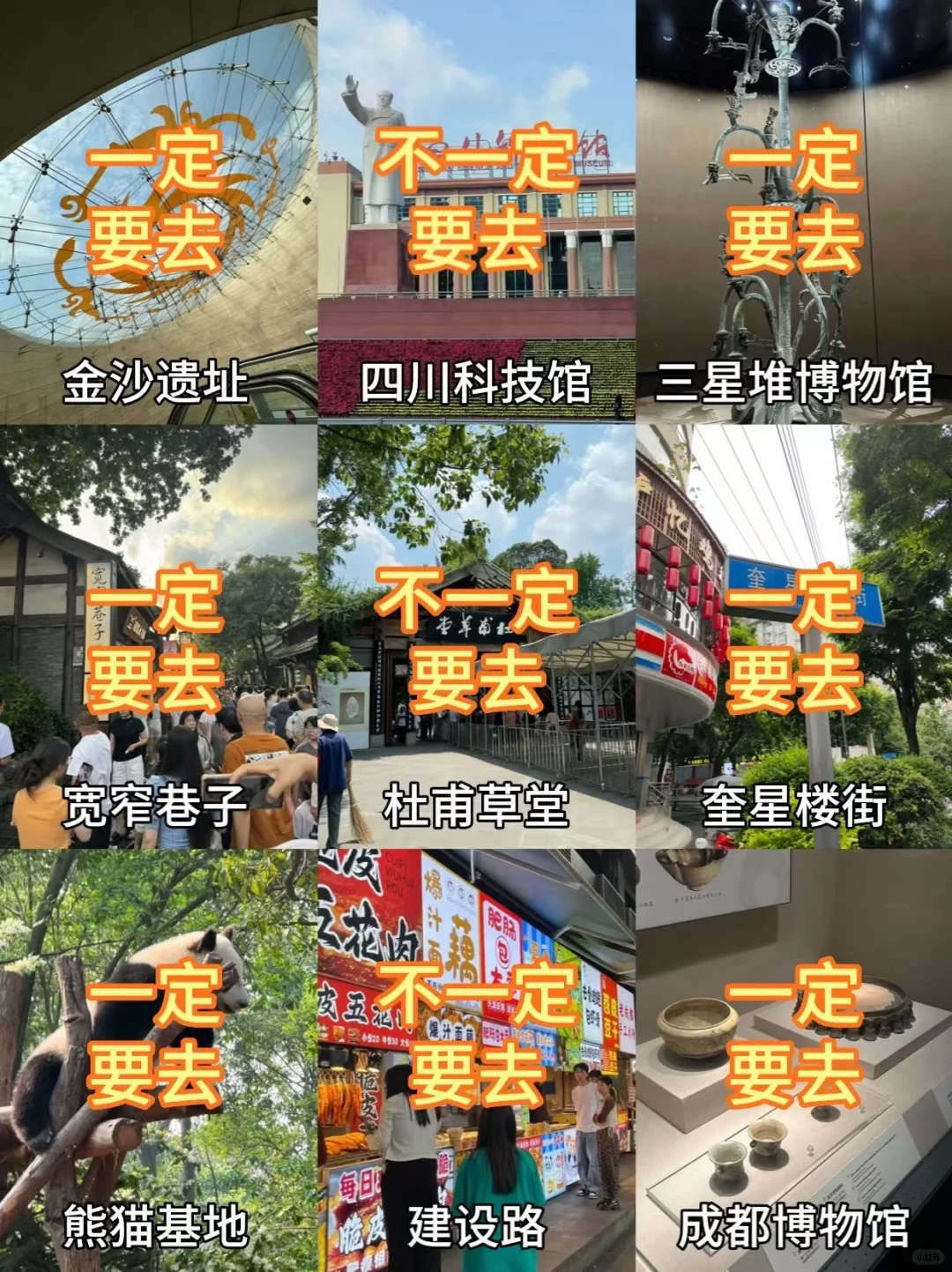 写给8-9月要来成都的姐妹👭很全哒✌️