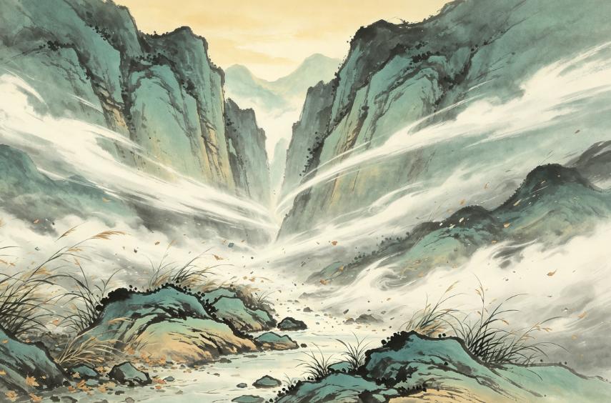 品读《山海经》619——《大荒南经》言山

原文：
又有言山。

解析：
大荒之