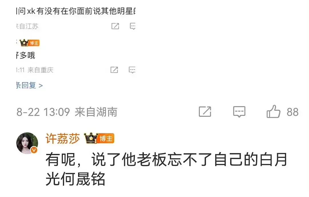 许凯咋啥都往外说，许荔莎说许凯和他说于正还是忘不了自己的白月光何晟铭 ​​​