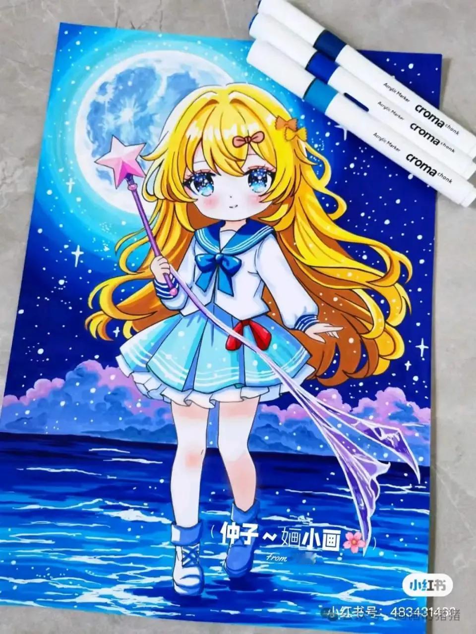 人物动漫创意美术，综合绘画素材课例，快来瞅瞅有没有你想要的！(图片来自网络，仅作