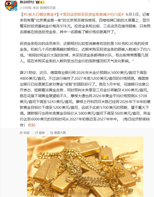 黄金又见顶回落，楼市也是极少数复苏，股票嘛大概就那样。所以，未来资金会去哪个地方