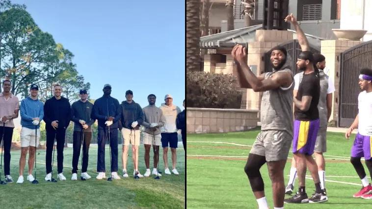 有传统！湖媒：20年湖人全队一起踢足球，现在换成高尔夫
03月24日讯，在这个看