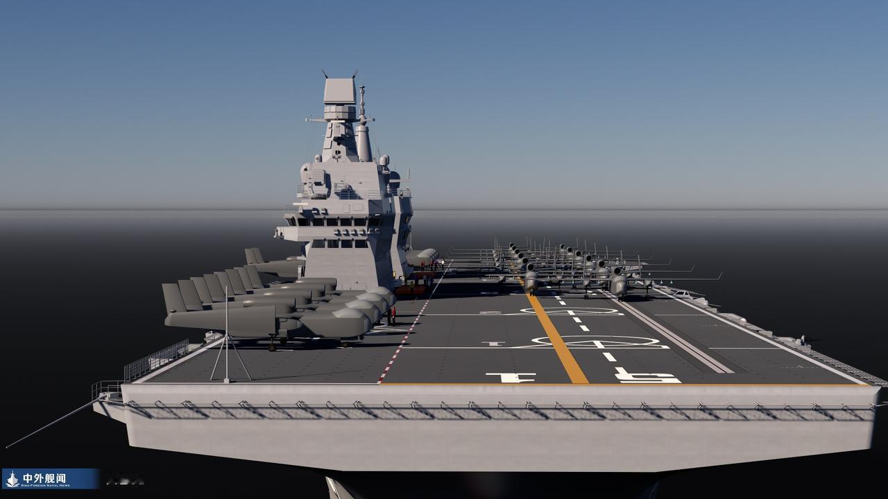 九天无人机+076两栖攻击舰，要是能有这样的搭配出现，076可以控制的海域会有大