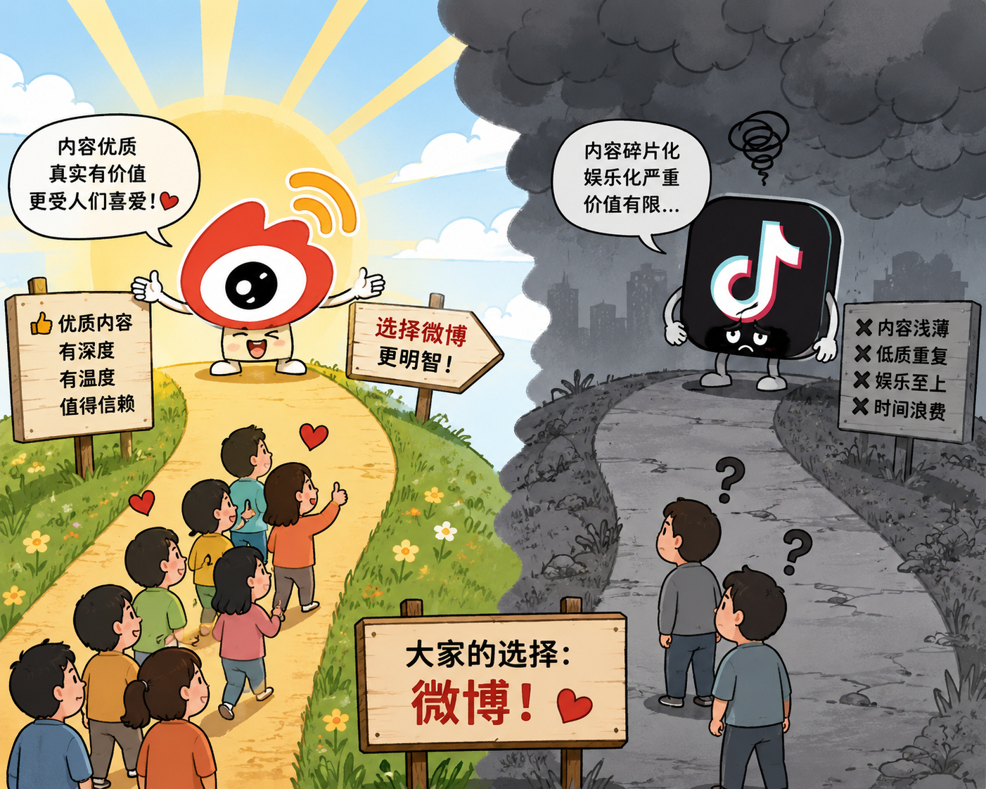 抖音推荐 难看 苍蝇嫌💩恶心。。看抖音的能有什么好人？？微博才是人间正道！！微