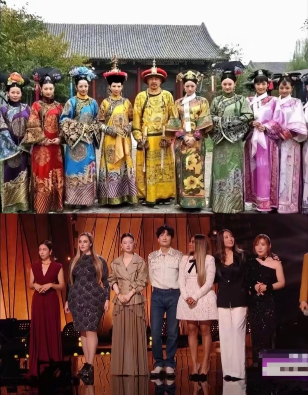 当时看到这个真给我笑死了😄一男PK六女！仨老内PK四个老外！歌手你是有天然的笑