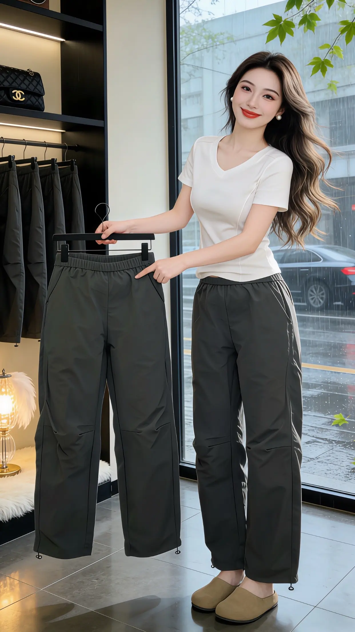 修饰腿型的裤子 显瘦显高显腿长裤子 这才是女生们想找的裤子吧 百搭神裤...