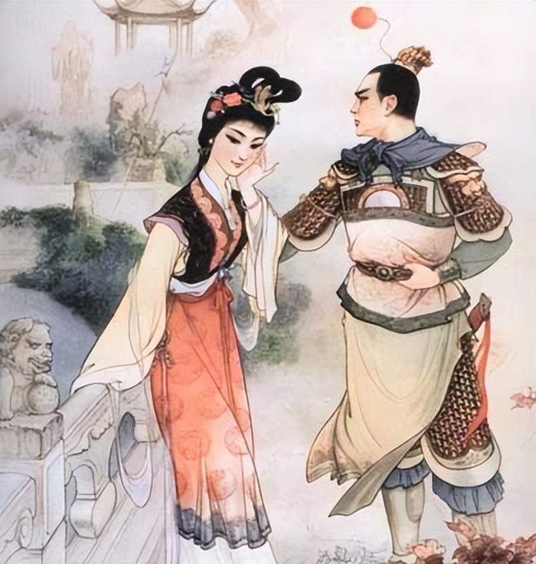 唐朝的时候，有个小兵给将军汇报之时，看到将军身旁的小妾貌美如花，立马就被吸引住了