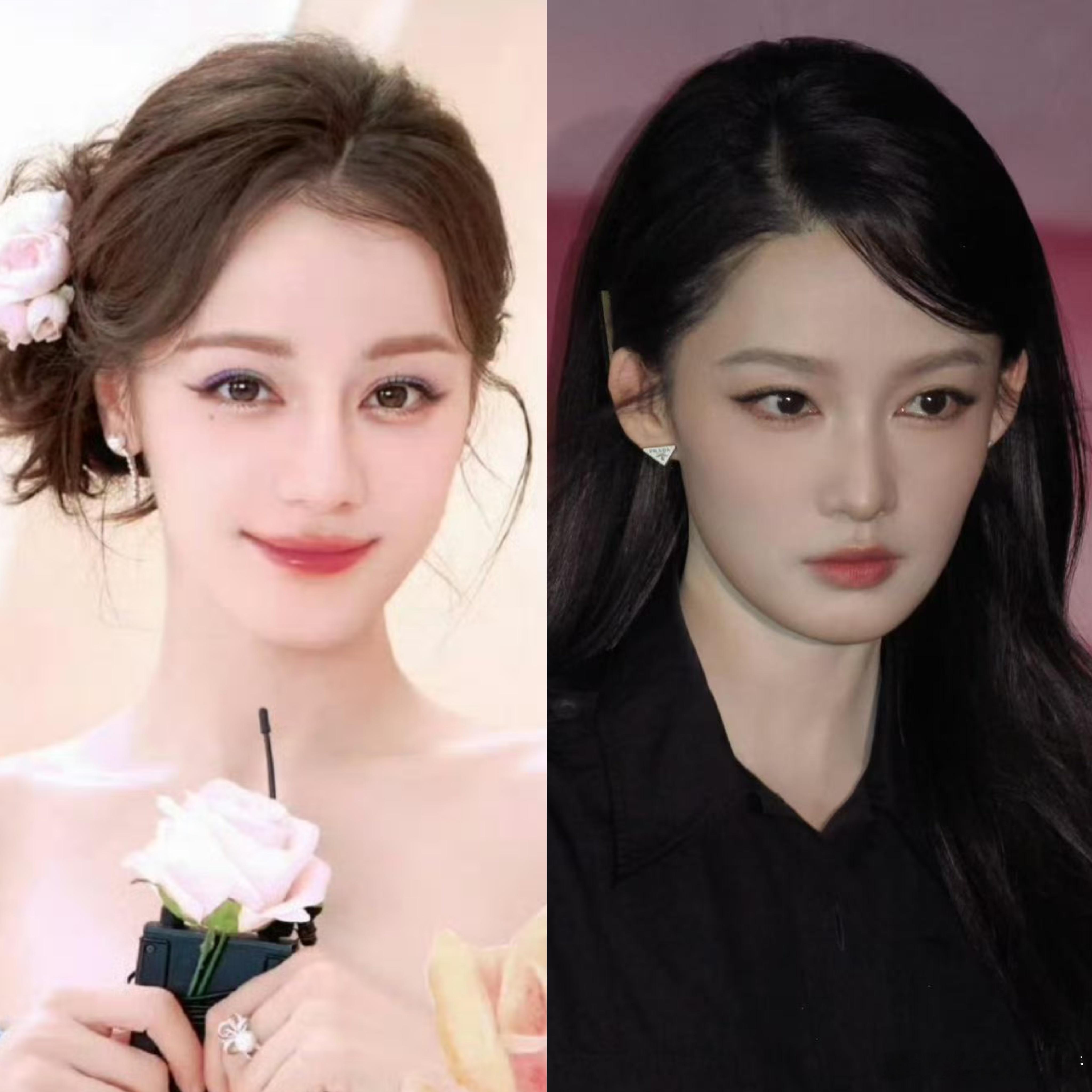 金贺龙给热巴和李沁化的妆手法一毛一样，除了五官不一样 