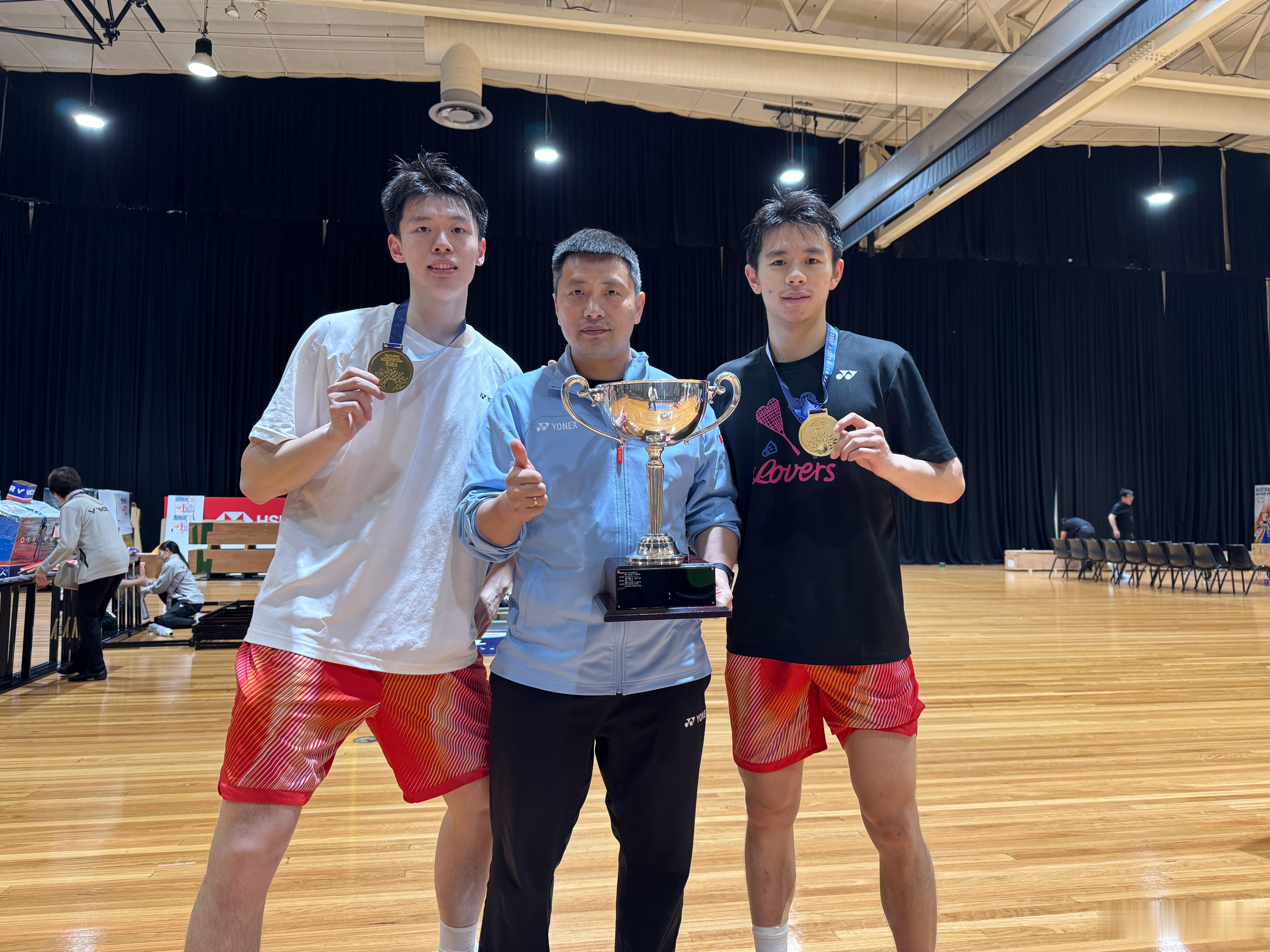 国羽2026征程季 恭喜陈柏阳/刘毅获得澳大利亚500公开赛男双冠军🏆中国男双