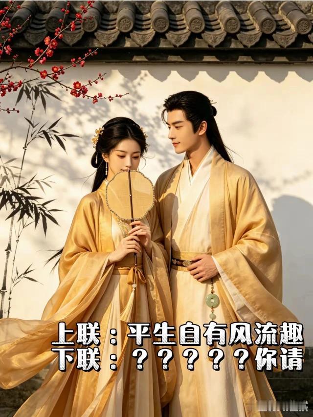 各位条友求助，欢迎大家踊跃对下联，一起交流，共同感受中华文字之美。
上联：平生自