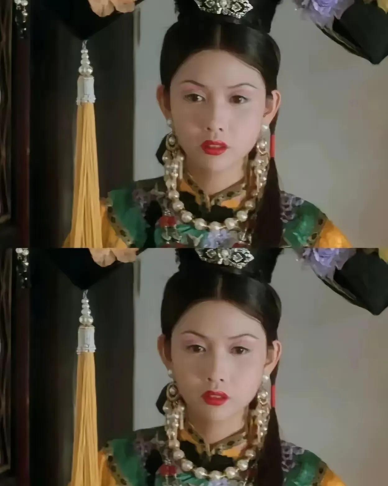 周迅当年扮演的“如懿”妆是在效仿邱淑贞么？看图一人家邱淑贞确实有着独特气质，不过